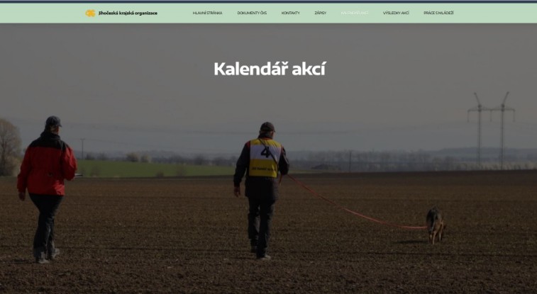 Kalendář kynologických akcí JČ kraje